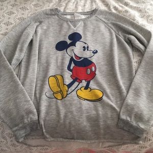 Light Gray Mickey Mouse Disney Sweater ❤️